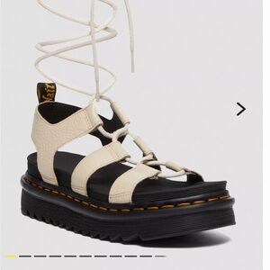 Dr. Martens The Nartilla Gladiator Sandal Cream